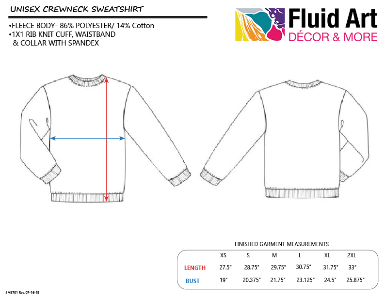 Crewneck Fleece Sweatshirt (AOP)