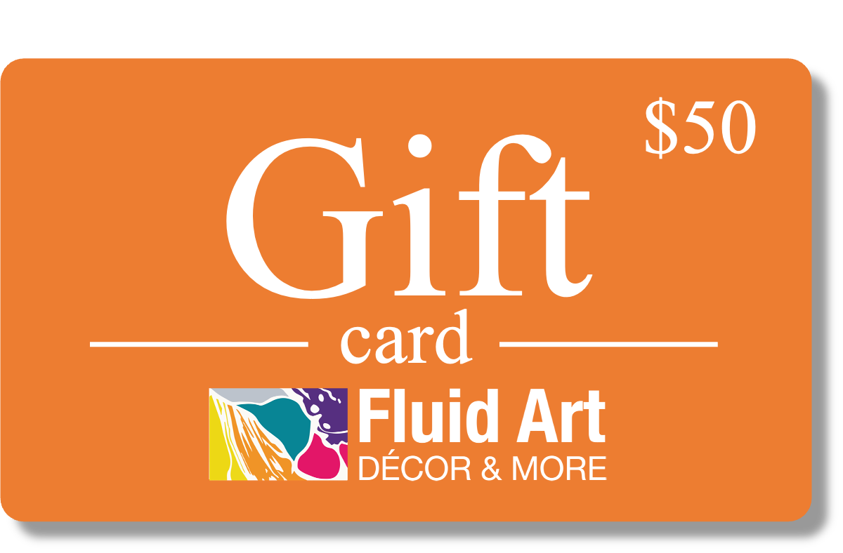 Fluid Art Decor Gift Card