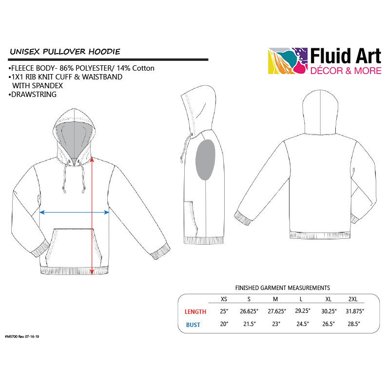 Pullover Fleece Hoodie (AOP)