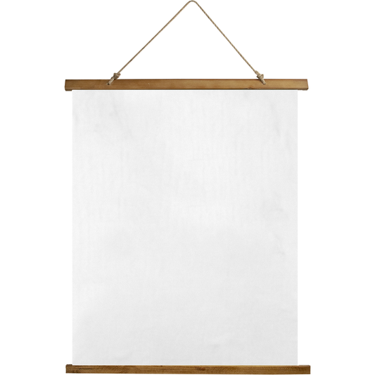Indoor Wood Topped Wall Tapestry