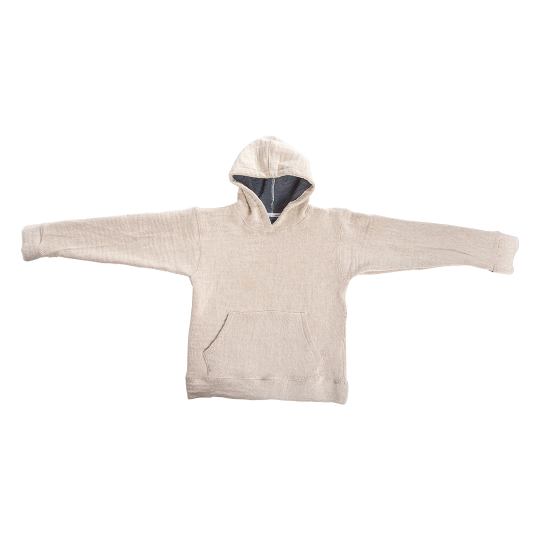 Woven Pullover Hoodie