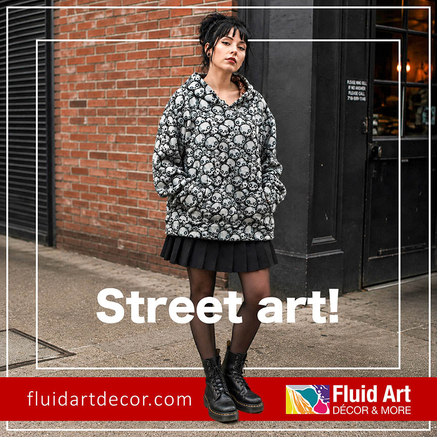 Woven Pullover Street Art