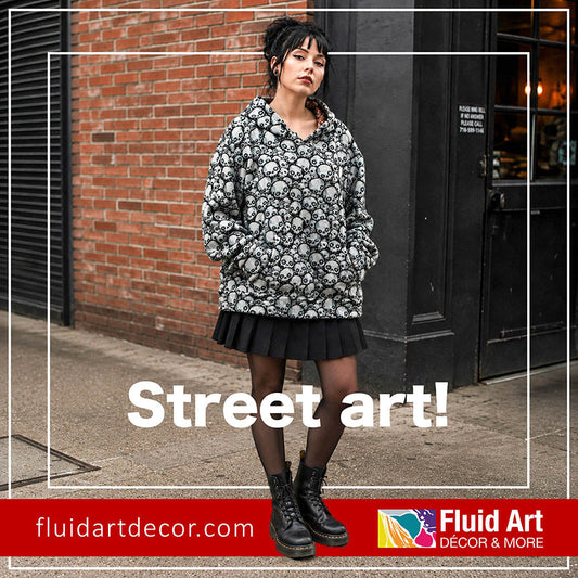 Woven Pullover Street Art