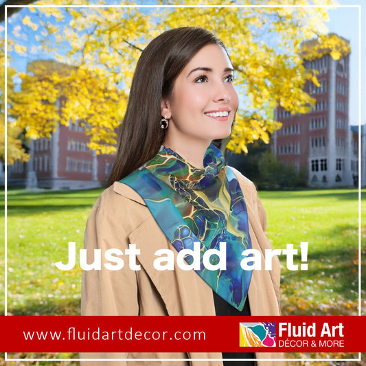 One-of-a-Kind Scarves - Wrap your self in art!