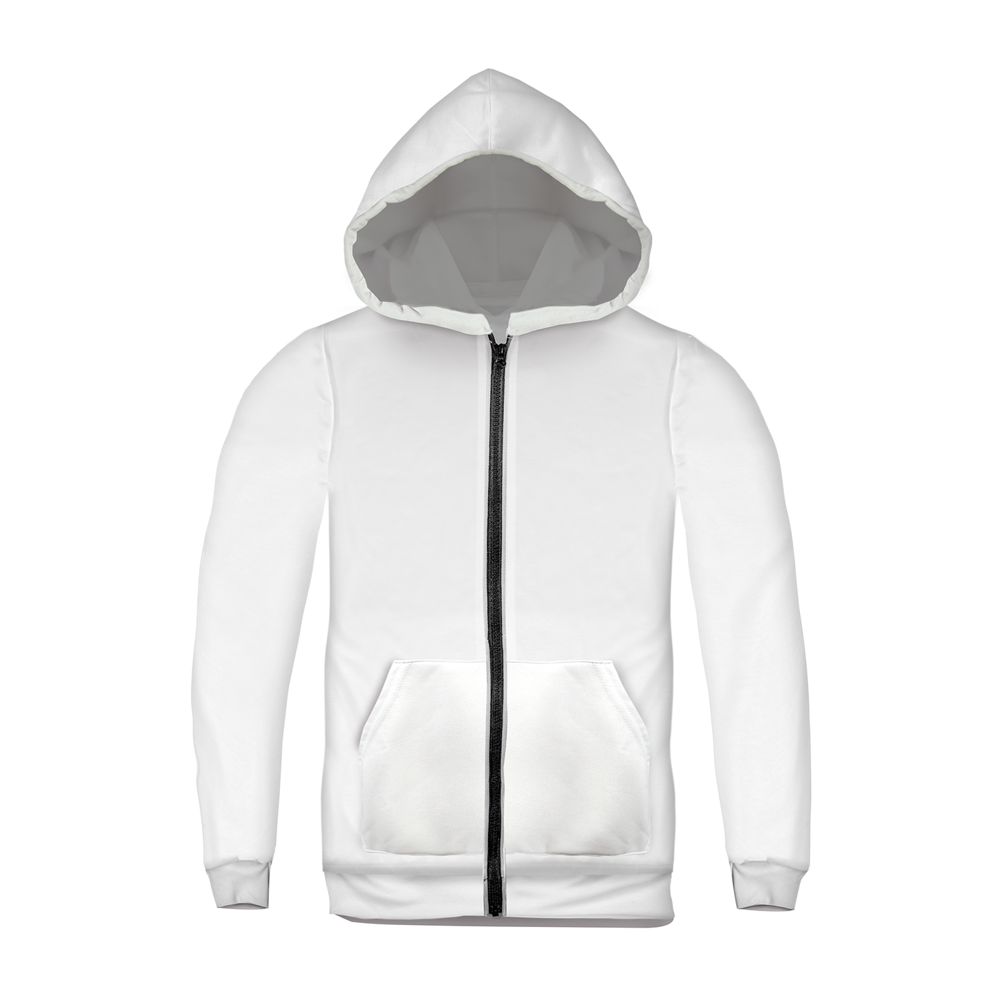 Zip Up Fleece Hoodie (AOP)