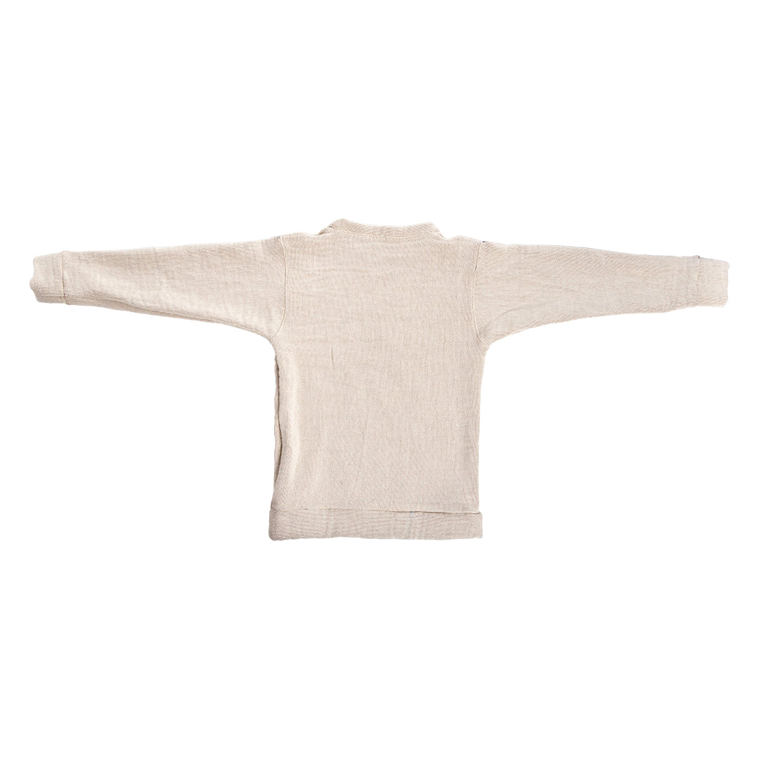 Woven Crewneck Sweater