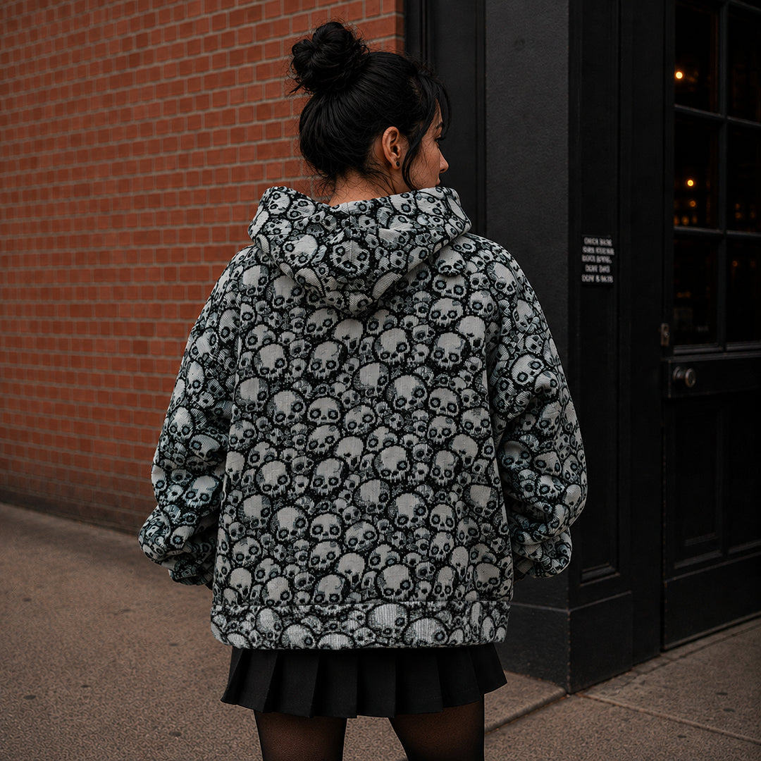Woven Pullover Hoodie