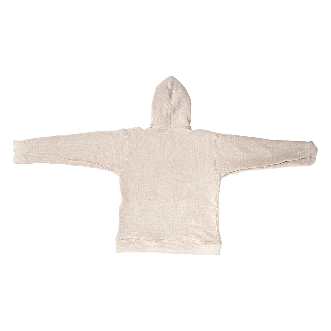 Woven Zip Hoodie